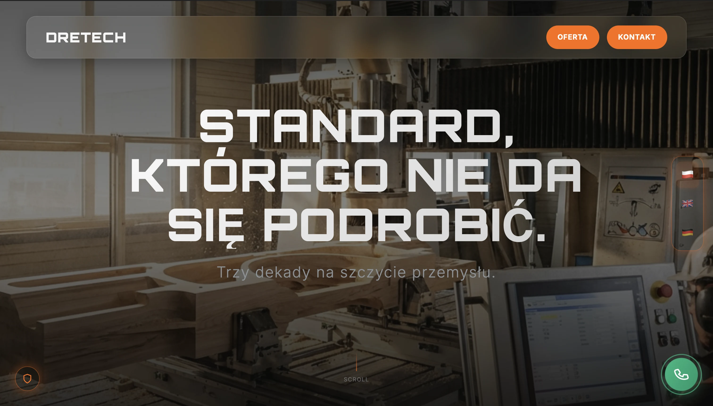 DRETECH - Nowoczesna platforma B2B i strona główna dla przemysłu drzewnego