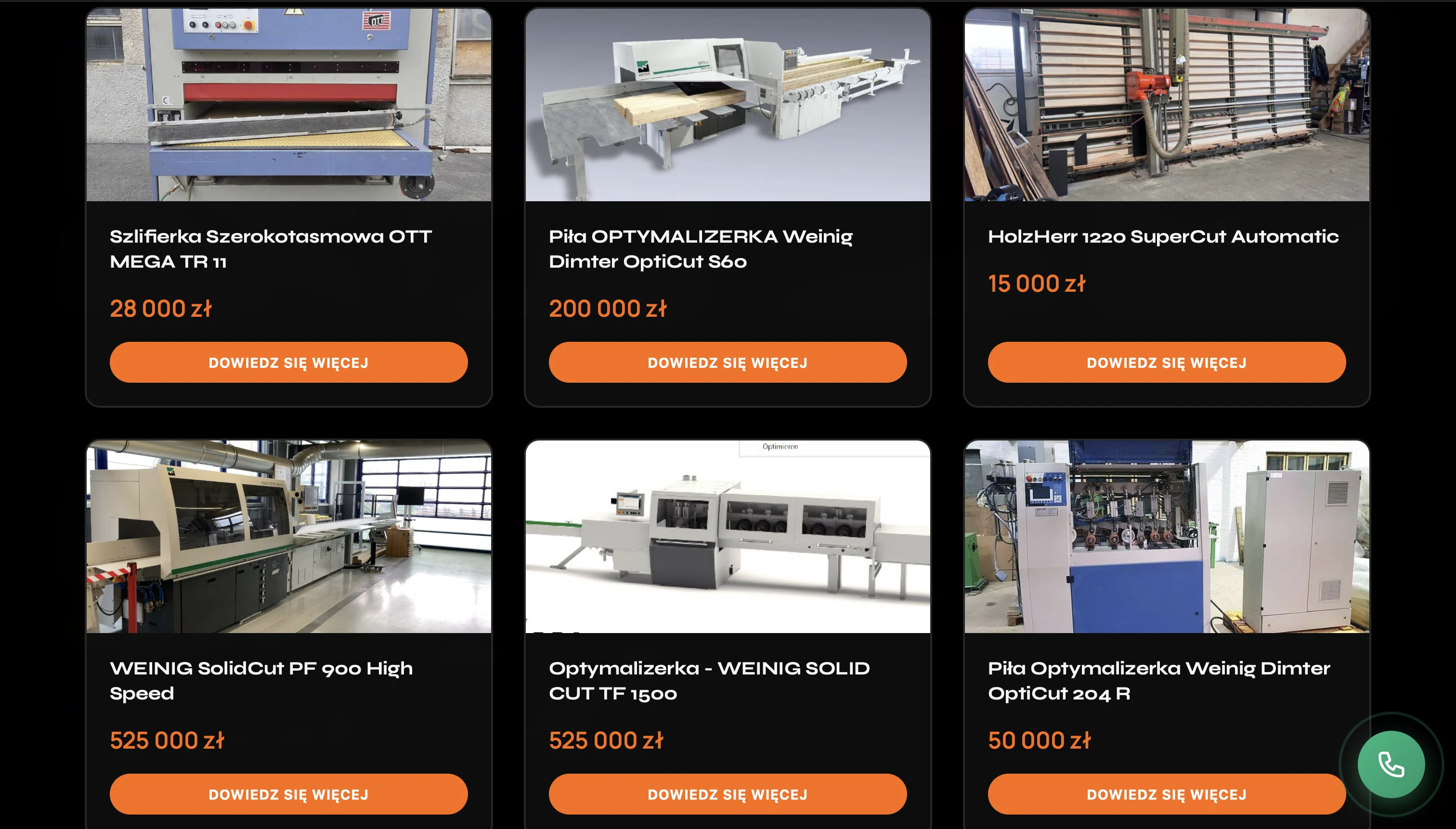 DRETECH - Interaktywny katalog maszyn z cennikiem i parametrami technicznymi